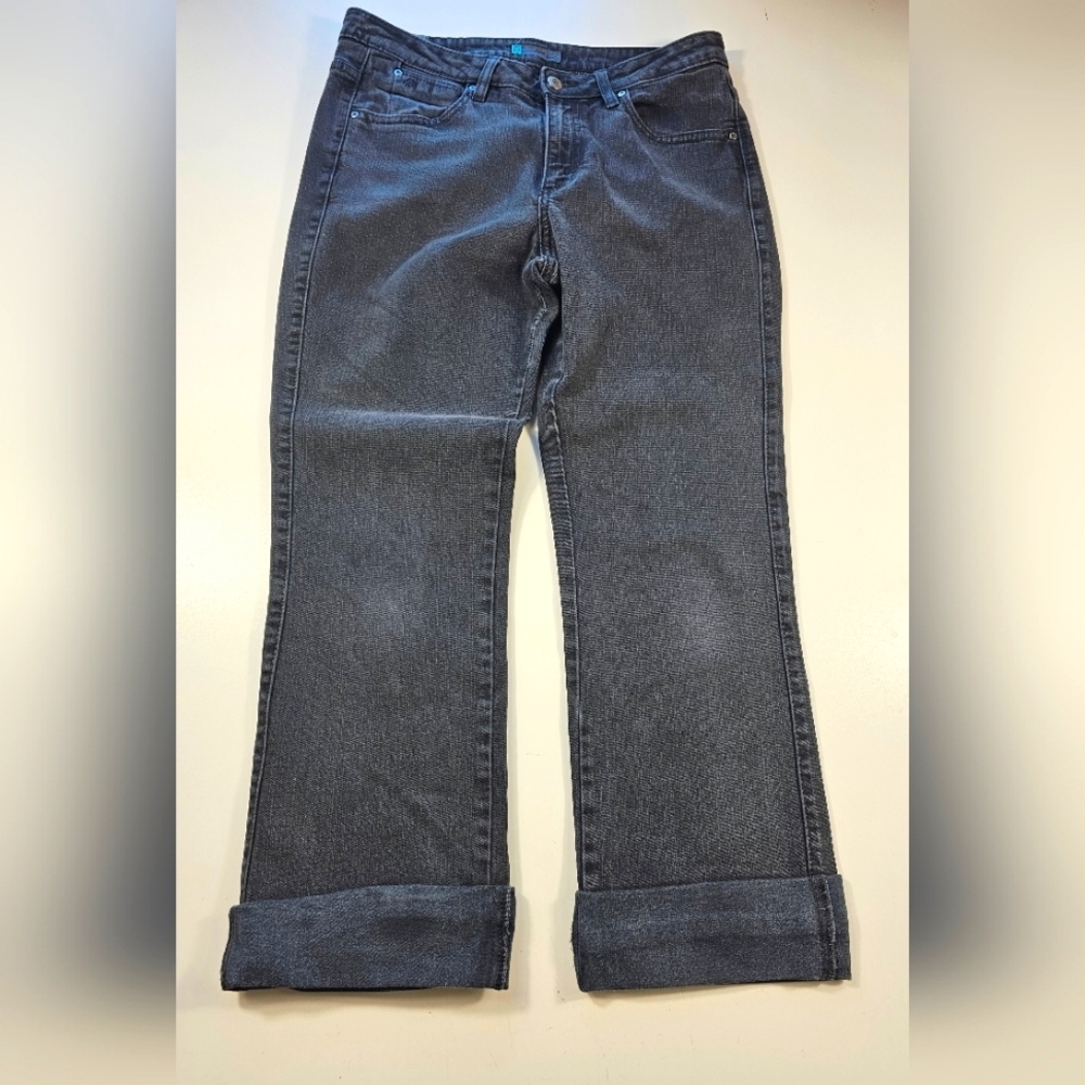 aura by wrangler women’s short rise 12P/short women’s Cuff Ankle denim ^ FLAW